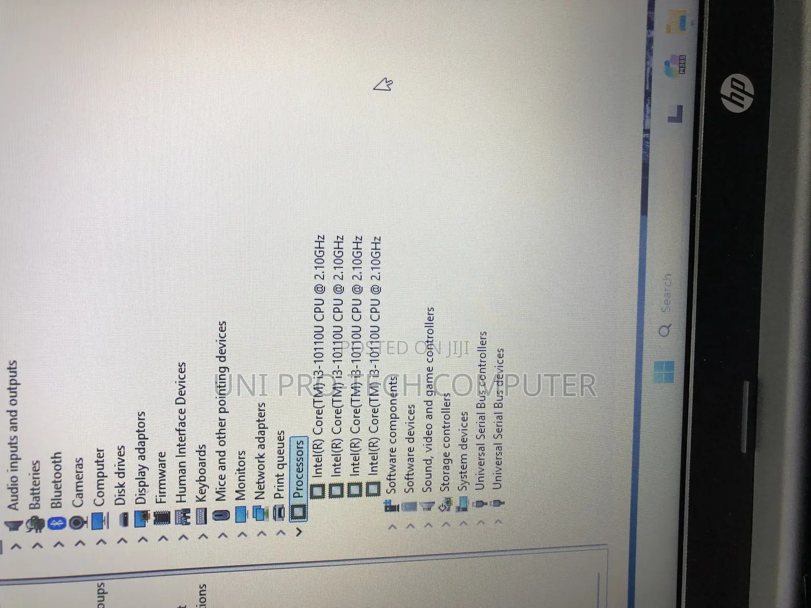 Laptop HP 15-da2933nia 8GB Intel Core i3 HDD 1T
