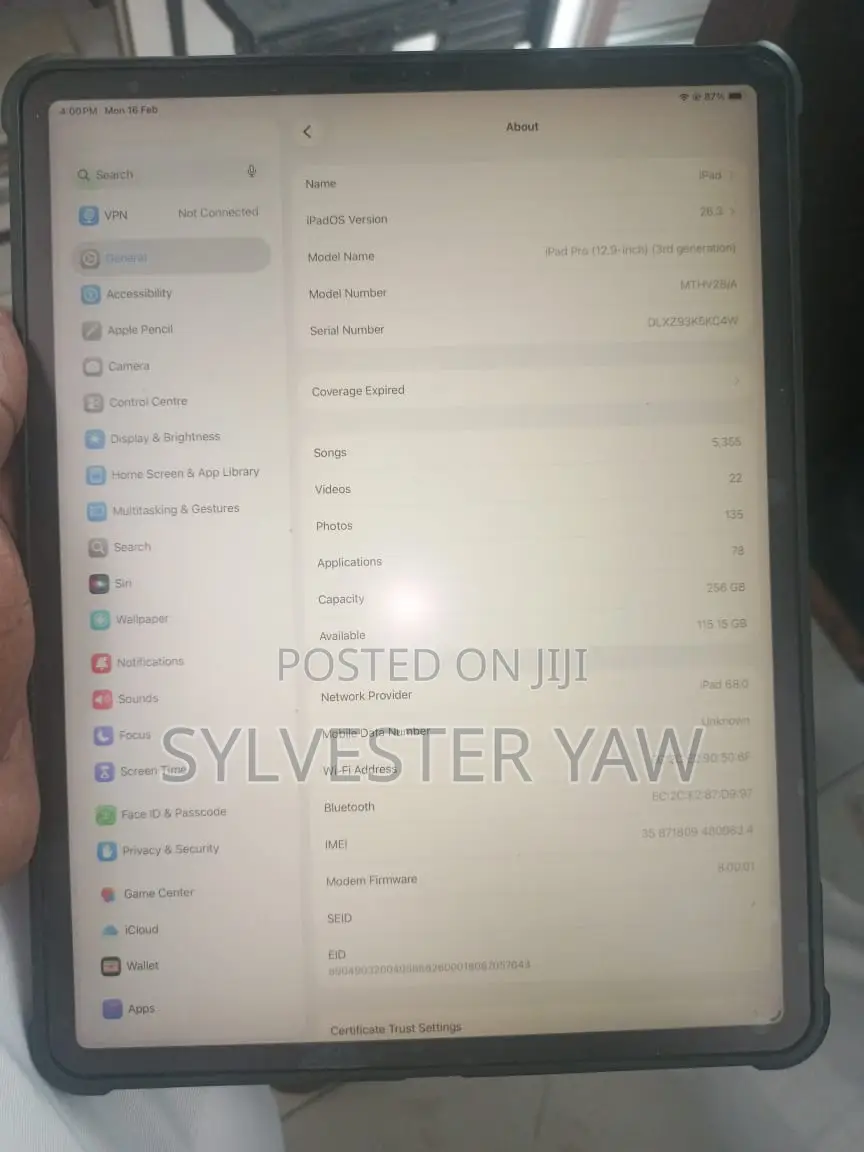 Apple iPad Pro 256 GB Gray