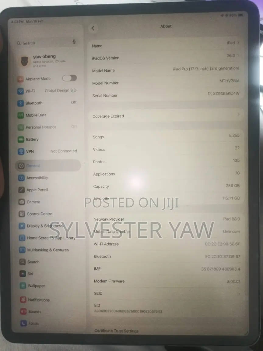 Apple iPad Pro 256 GB Gray