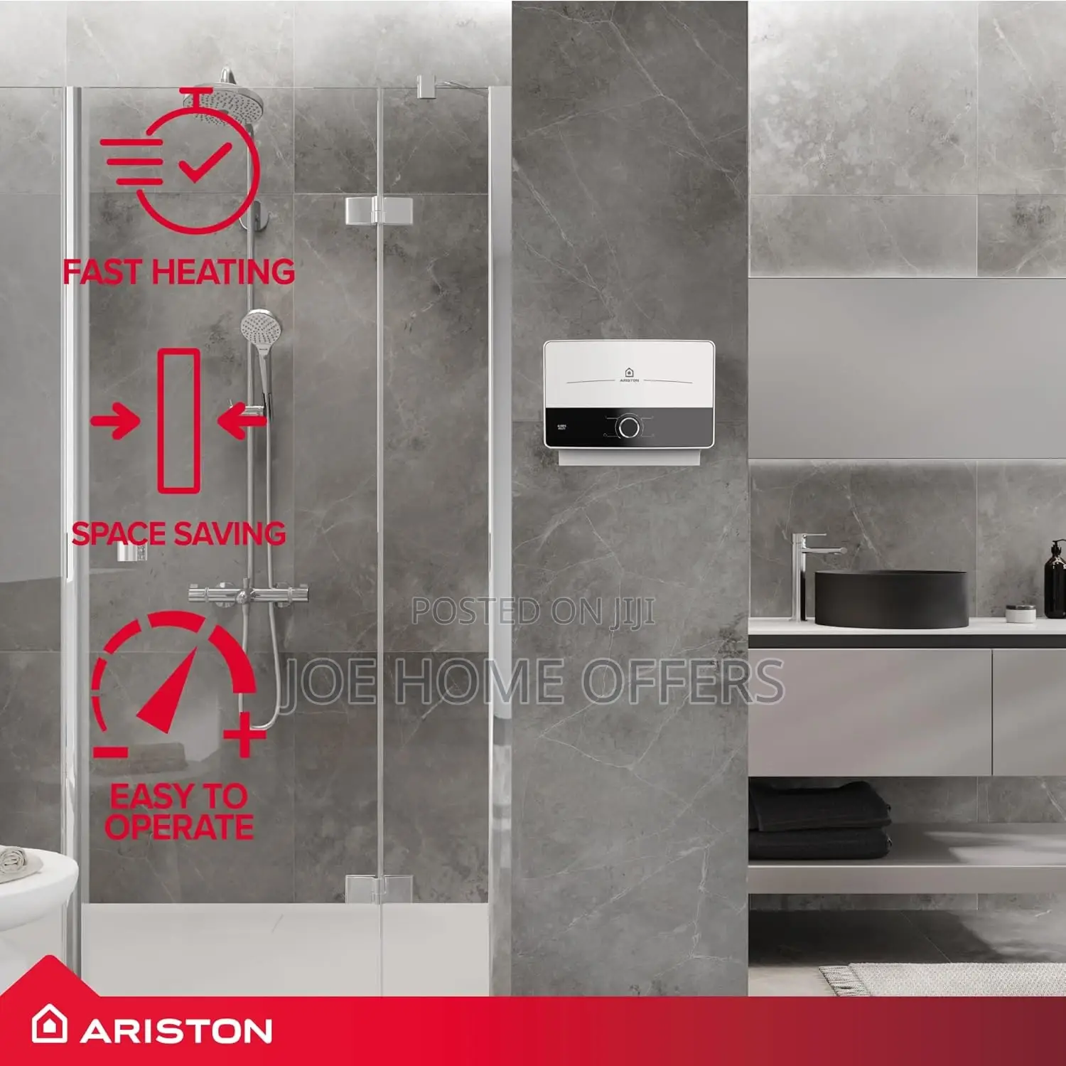 Ariston Aures Multi Electric Instantaneous Water Heater