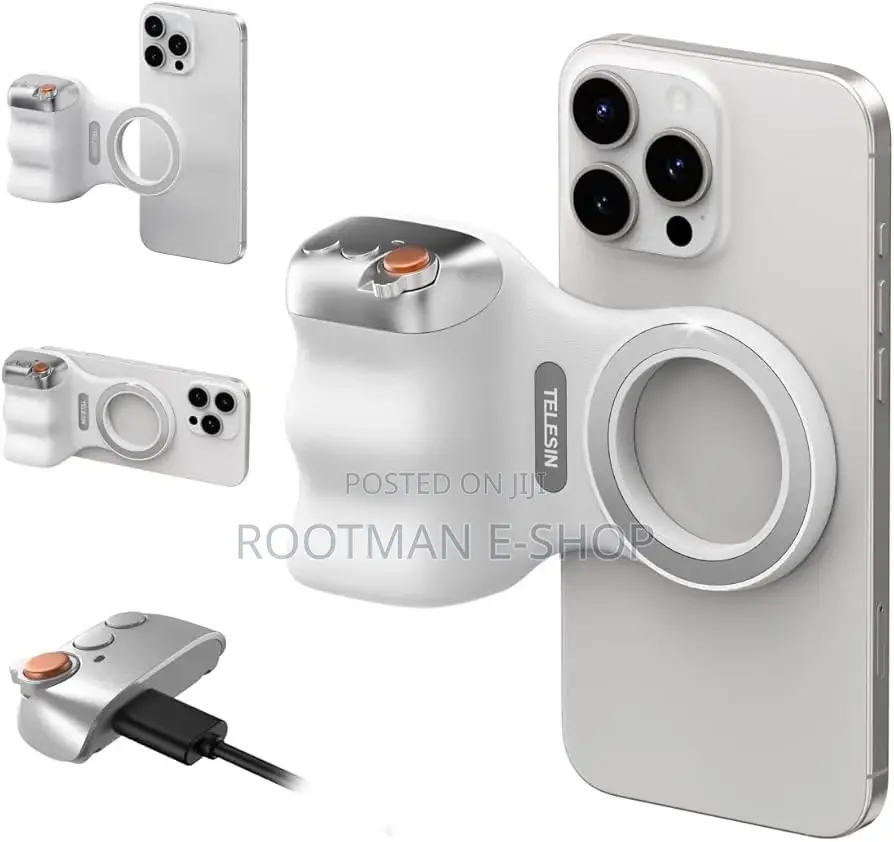 Telesin Fun Shot Magnetic Phone Camera DSLR Style Shutter Grip