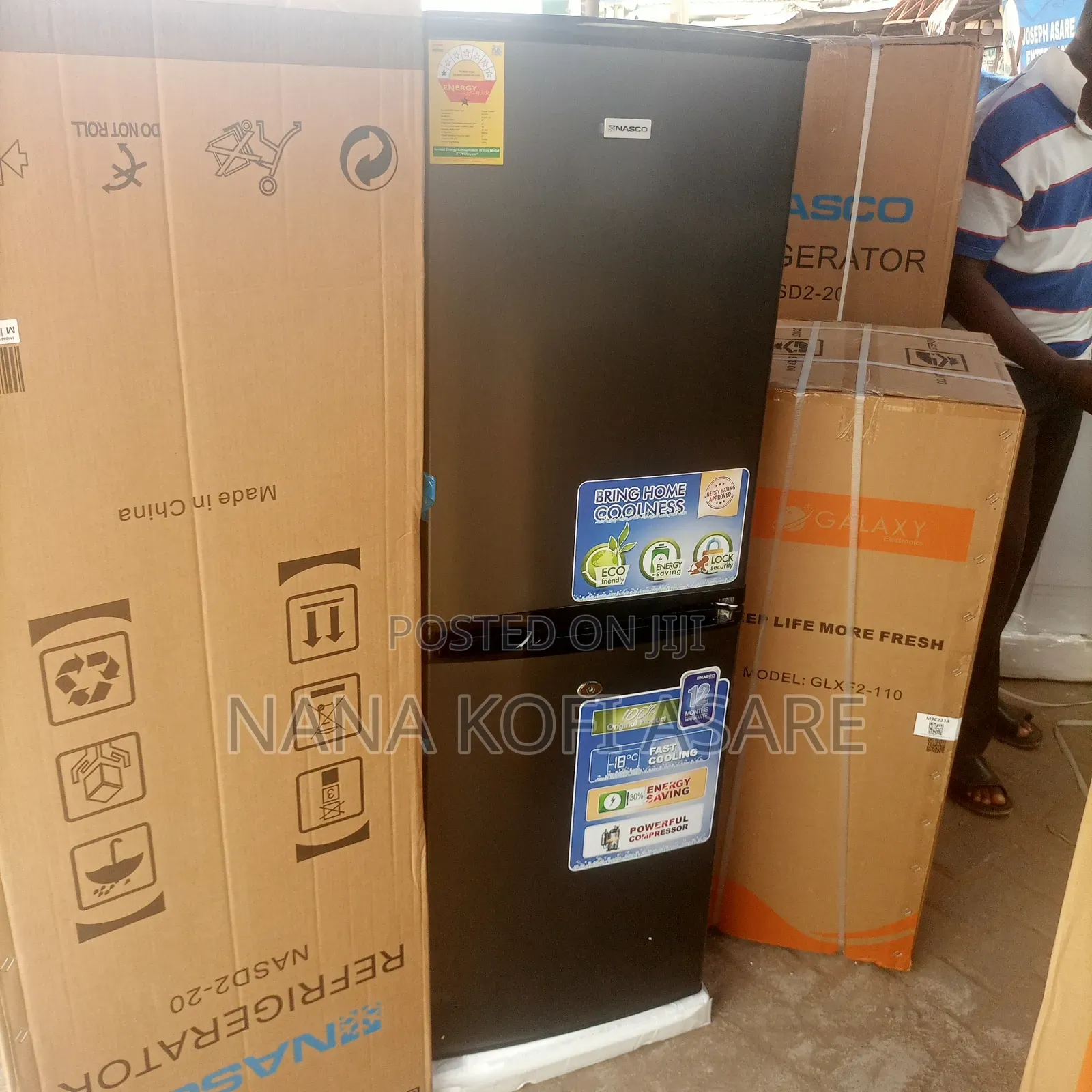 Nasco 142litres Buttom Freezer Refrigerator