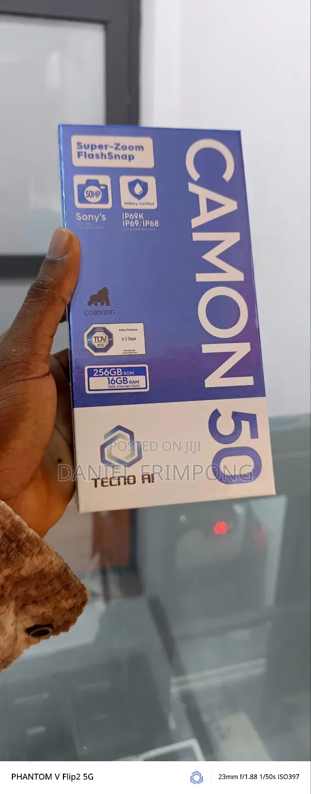 New Tecno Camon 50 256 GB Black