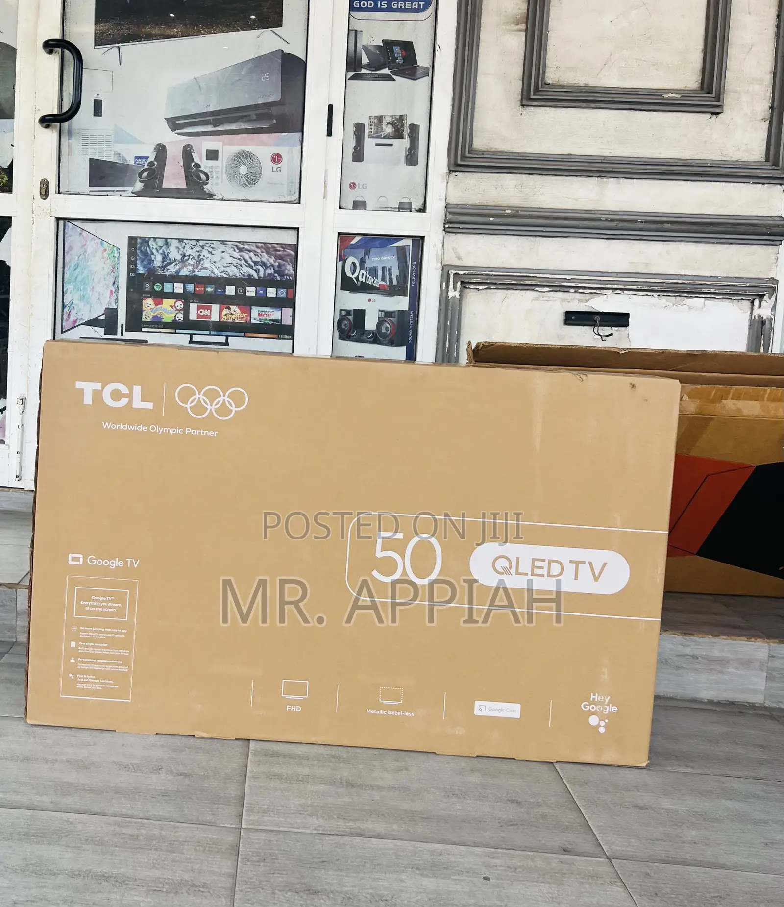 Choose Unique TCL 50 Inch Qled Smart Google Television(Black) 