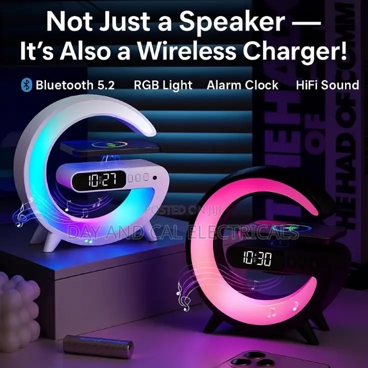 Smart Wireless Charging/Mp3 Light Speaker