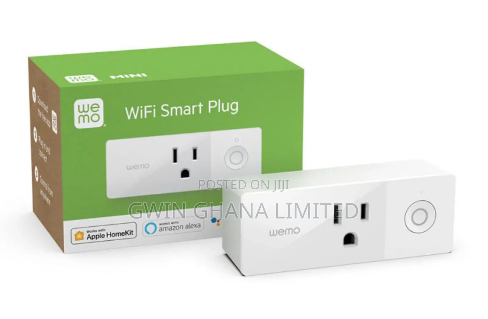 Belkin Wemo Mini Smart Plug - White.110 Rated With Google Assistant