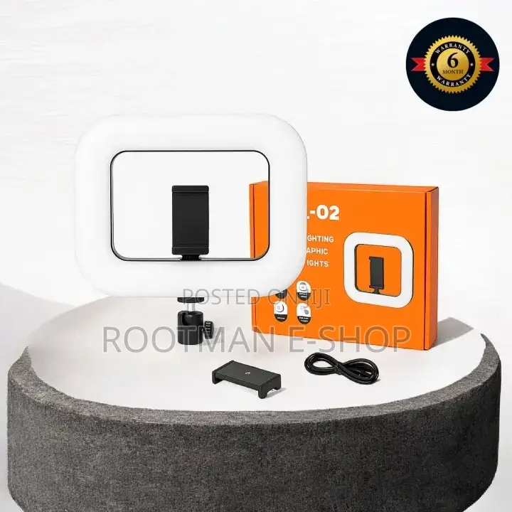 Zgrl02 Handheld RGB Ring Video Light for Video,For Smartphone Camera
