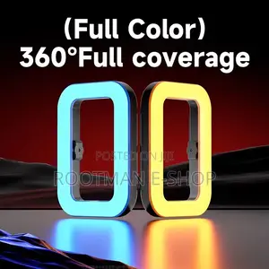 Zgrl02 Handheld RGB Ring Video Light for Video,For Smartphone Camera