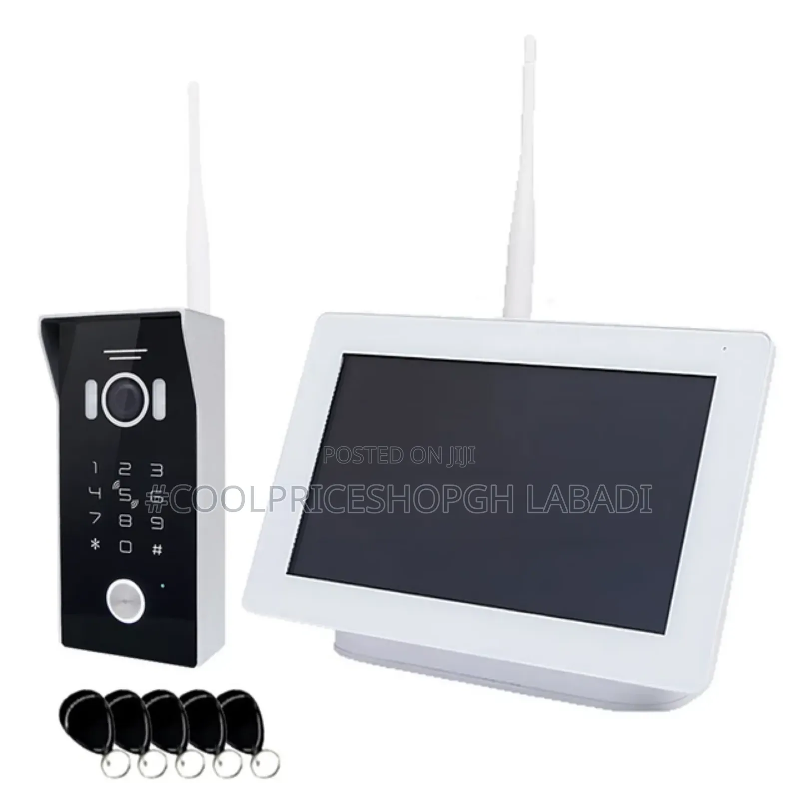 Smart 7 Inch Touch Screen Tuya Wifi Video Doorphone Intercom