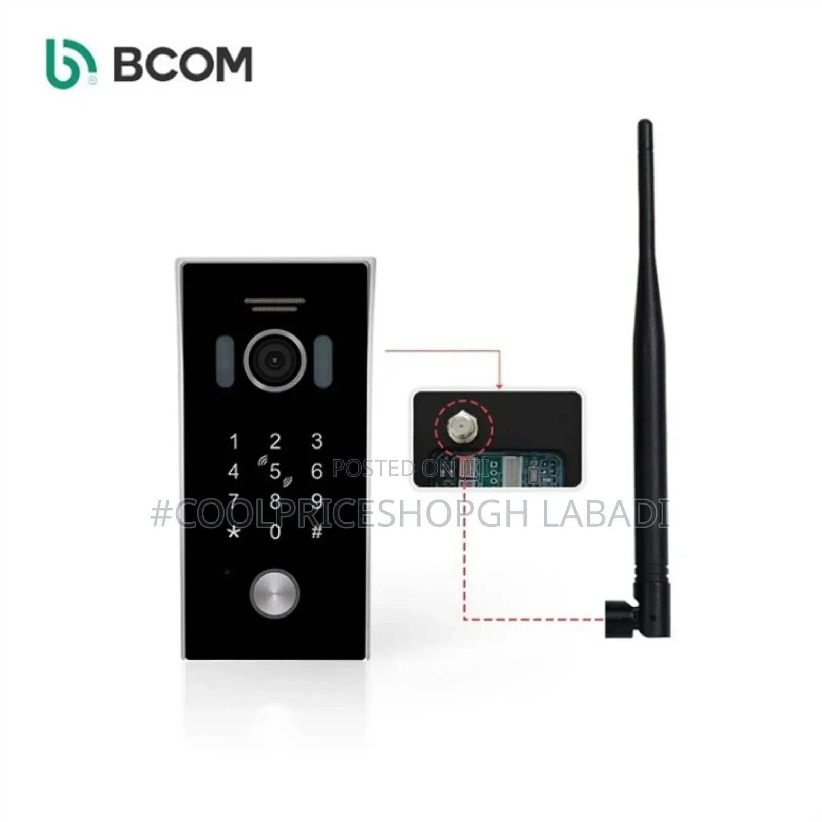 Smart 7 Inch Touch Screen Tuya Wifi Video Doorphone Intercom