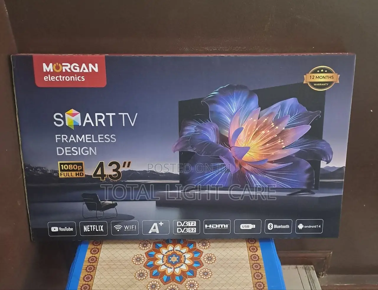 43 Inch Smart Led Tv Frameless Design