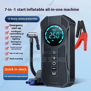 4 in 1 Smart Air Pump + Jump Starter