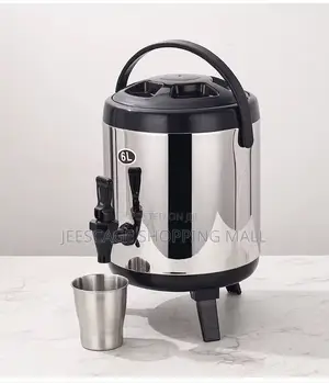 Royal Stainless Steel Food Beverage Serving Set With 6l Dispenser