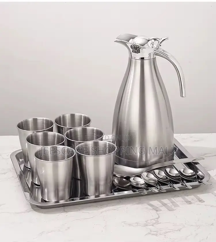 Royal Stainless Steel Food Beverage Serving Set With 6l Dispenser