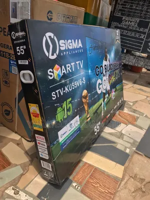 Quality Display Slim and Flameless Sigma 55 Inche Smart Tv