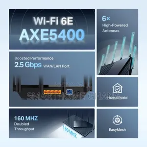 Archer Axe75 Axe5400 Tri Band Gigabit Wi-Fi 6e Router | Tp-Link