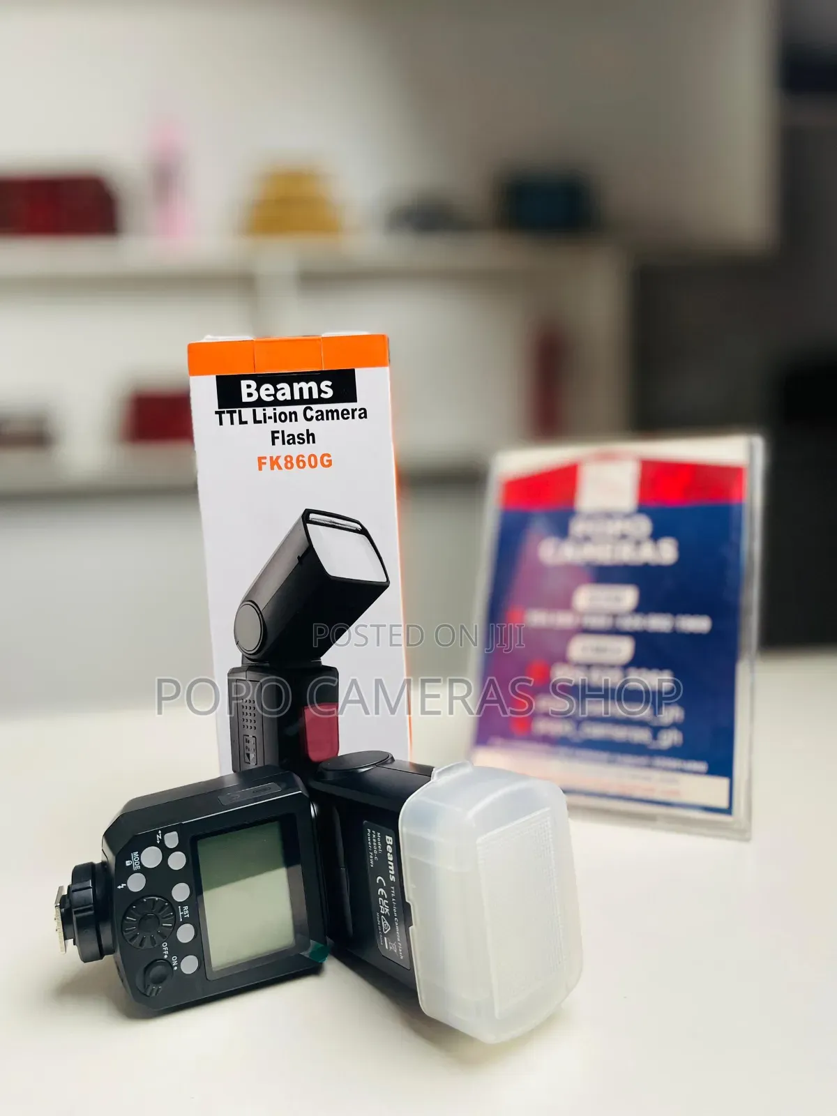 Beams Fk860g Ttl Speedlight With Rechargeable Battery