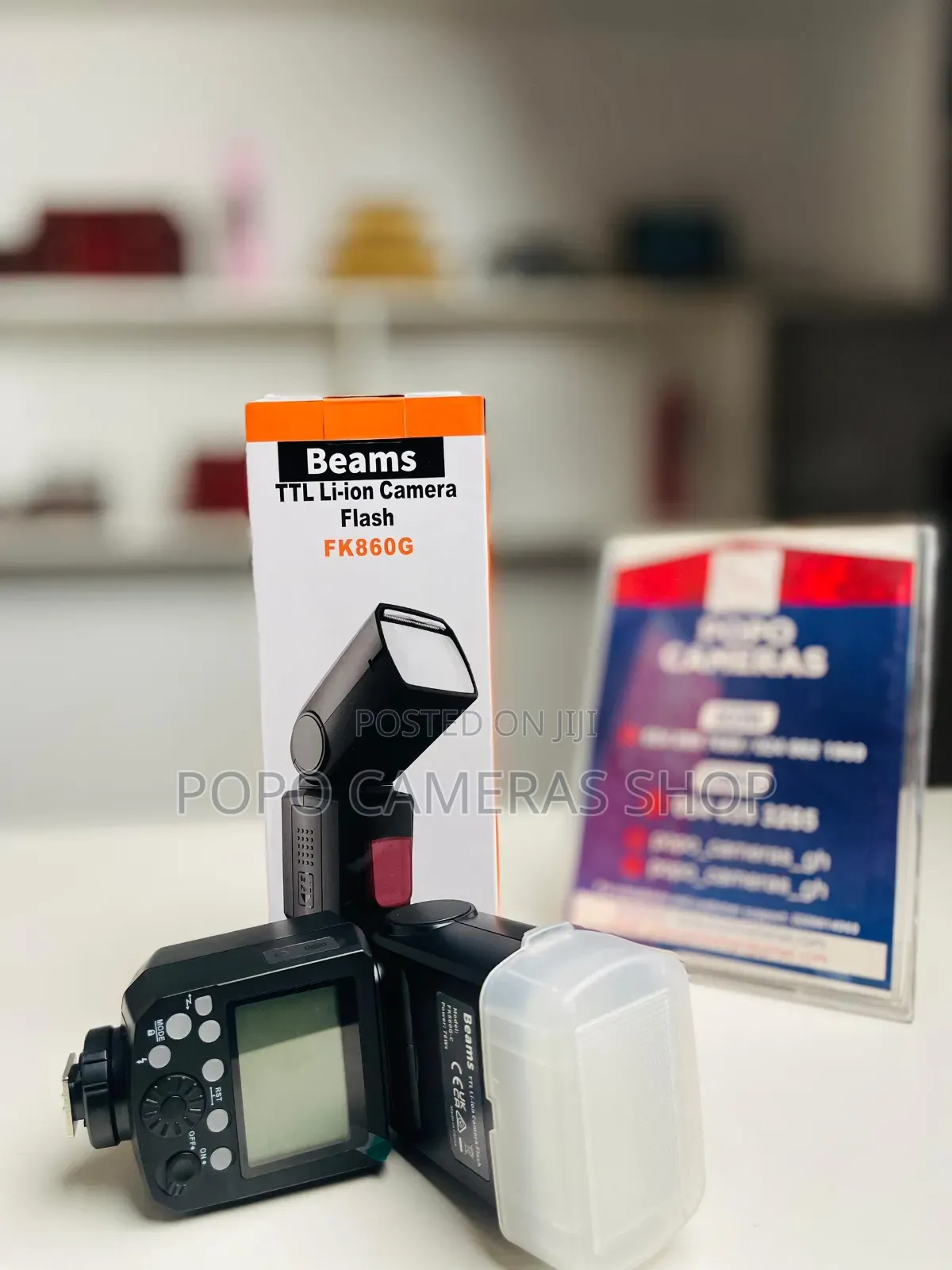 Beams Fk860g Ttl Speedlight With Rechargeable Battery