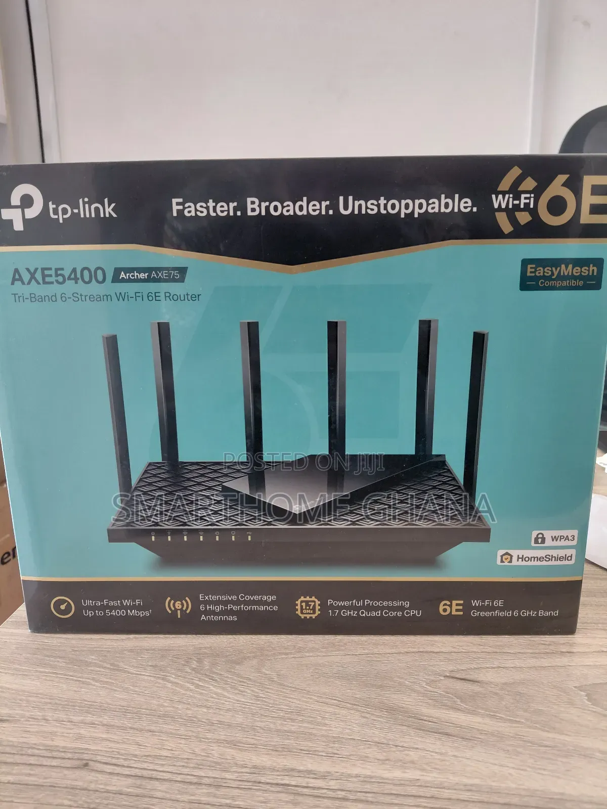 Archer Axe75 Axe5400 Tri Band Gigabit Wi-Fi 6e Router | Tp-Link