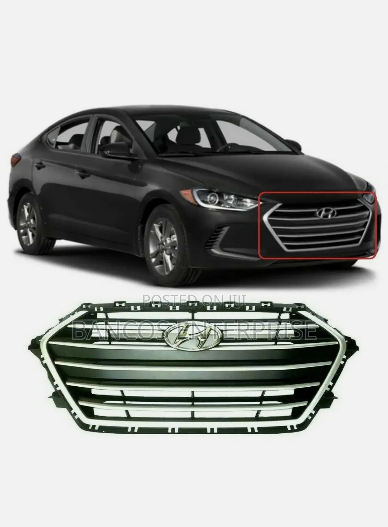 Hyundai Elantra 2017-2018 Front Grille