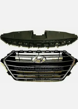 Hyundai Elantra 2017-2018 Grille, Cover, and Bumper Lip