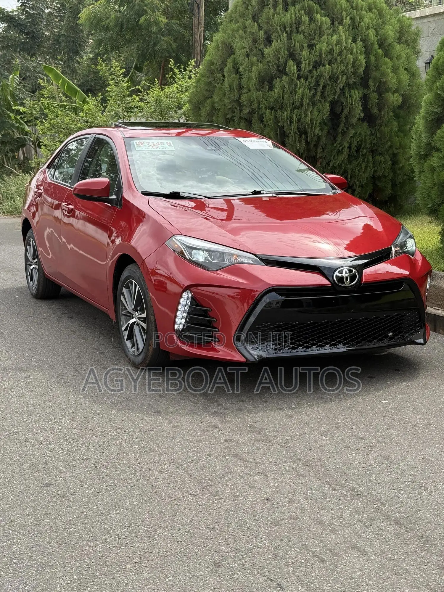 Toyota Corolla 2018 Burgundy