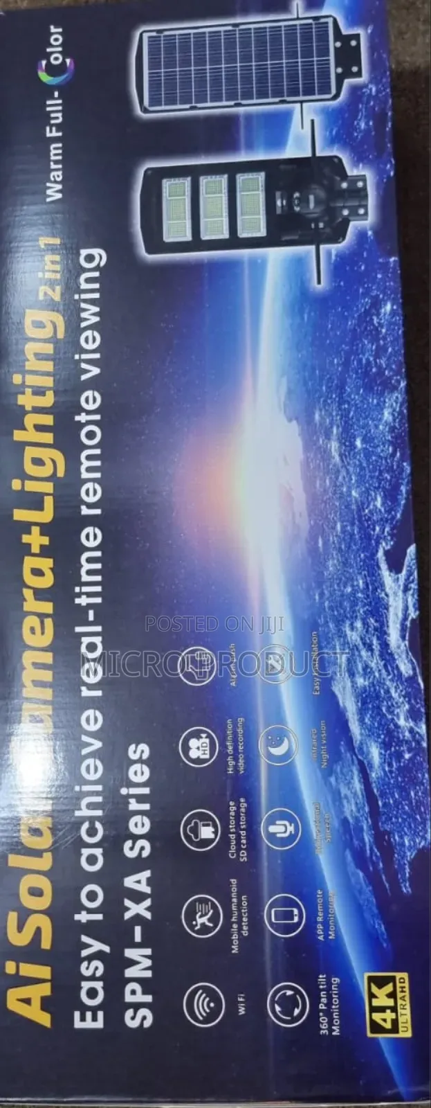 Wifi Solar Camera + Lighting