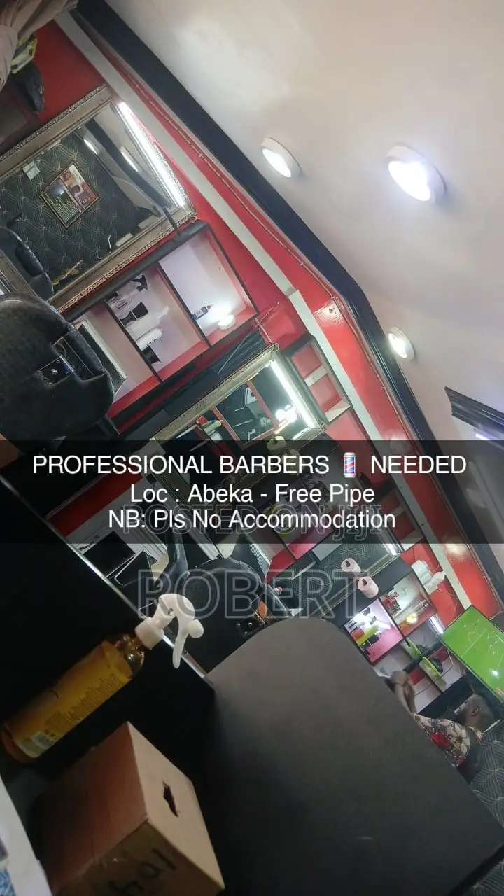 Professional Barbers Needed