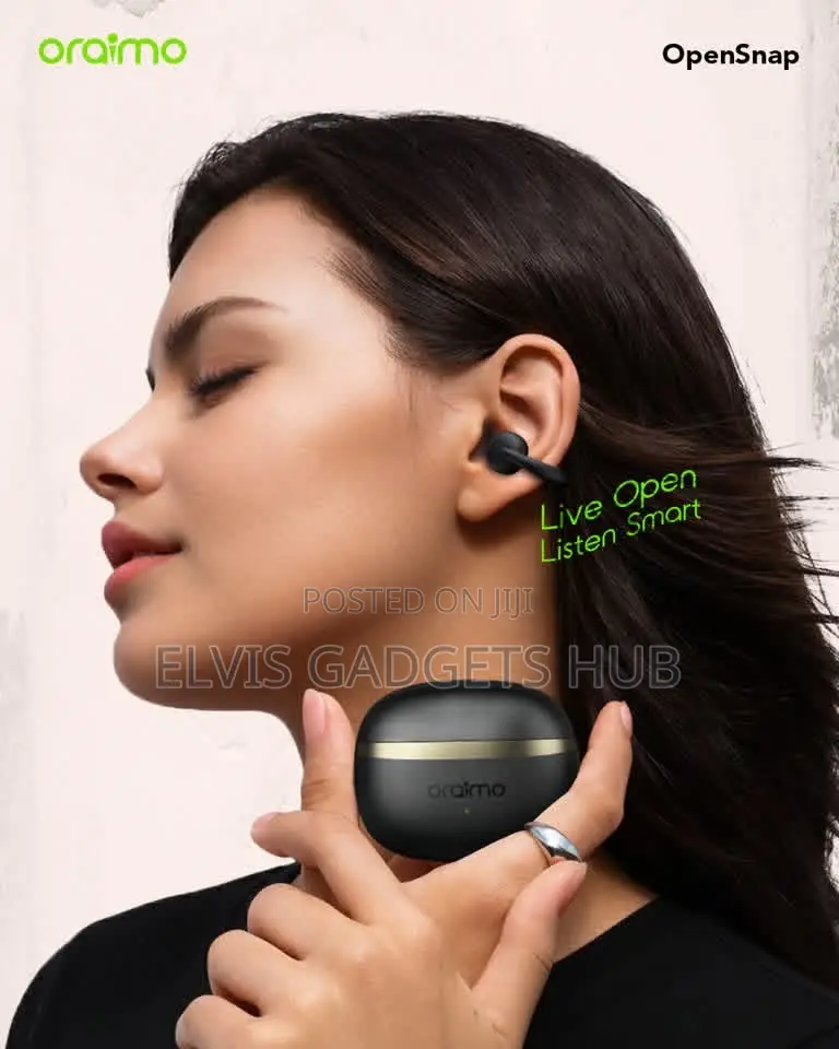 Oraimo Opensnap Clip-on Open-Ear True Wireless Earbuds
