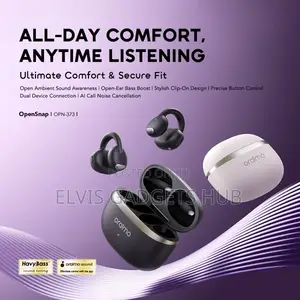 Oraimo Opensnap Clip-on Open-Ear True Wireless Earbuds