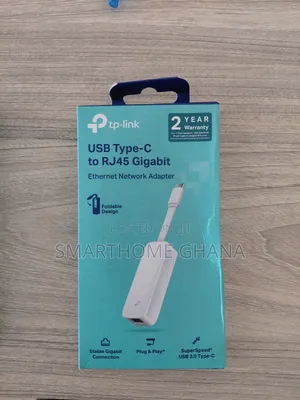 Usb Type-C to Rj45 Gigabit Ethernet Network Adapter | Tp-Link