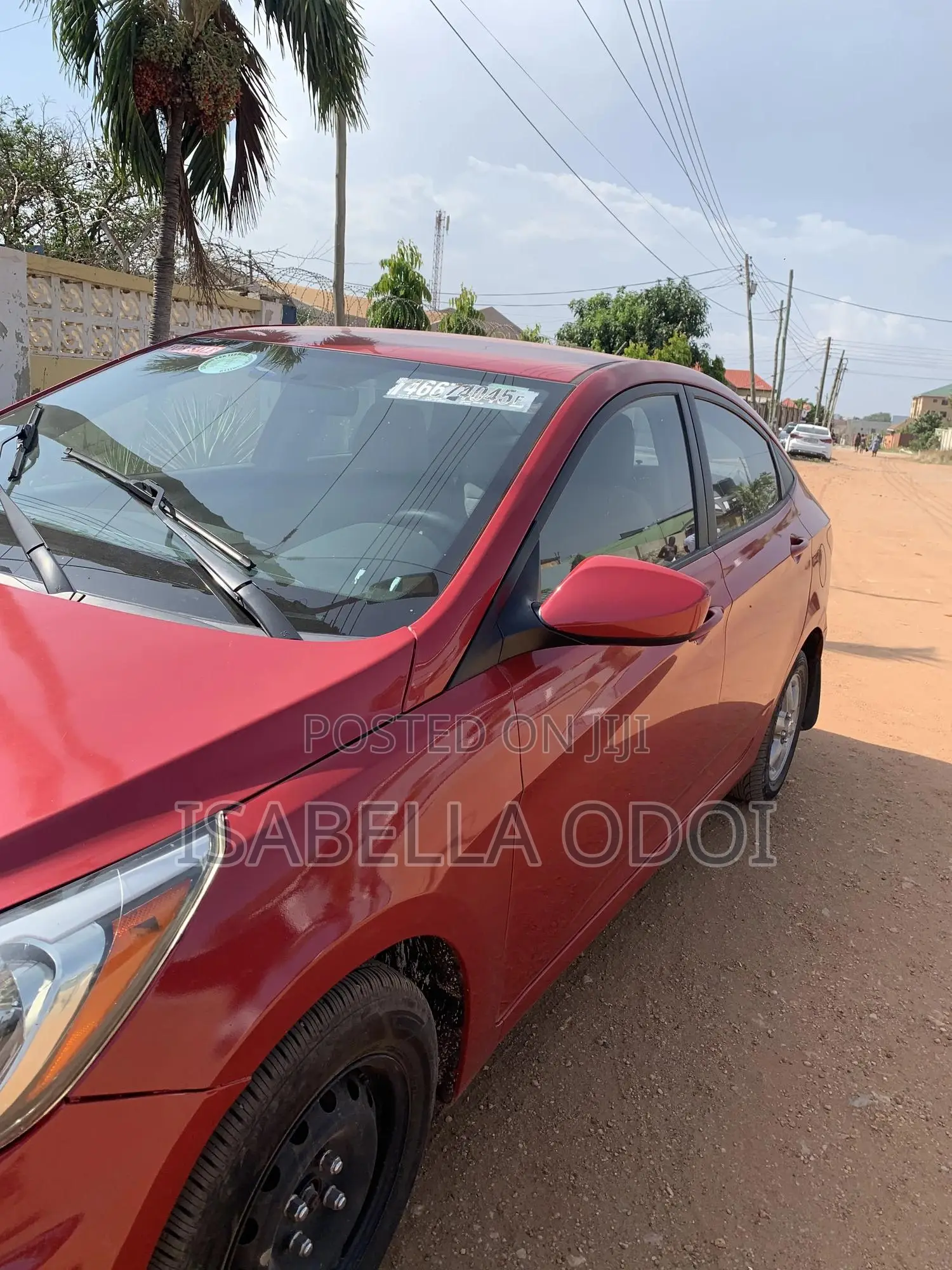 Hyundai Accent 2016 Red