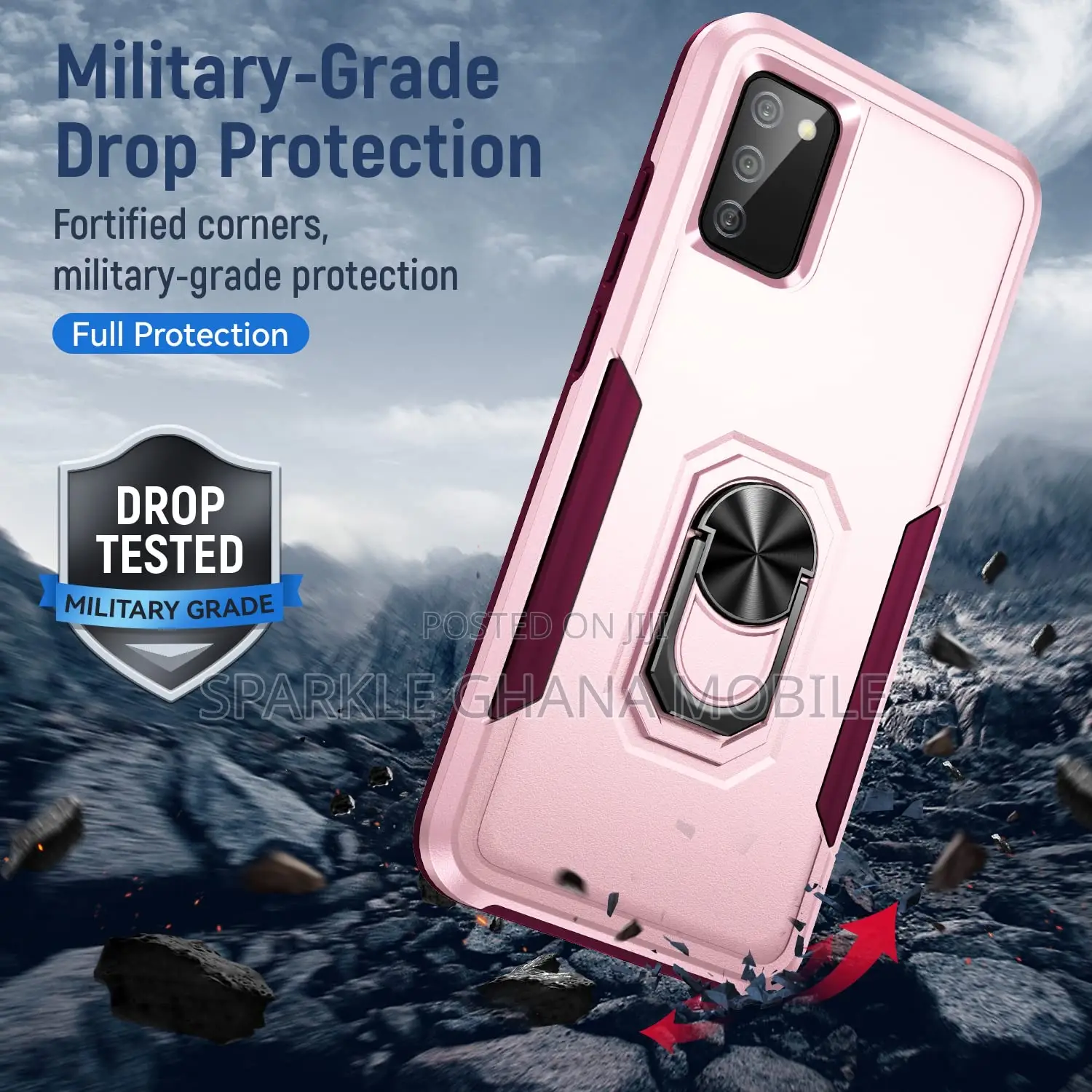 Motorola Moto G Power 5g 2023 Protective Phone Case( Pink Maroon)