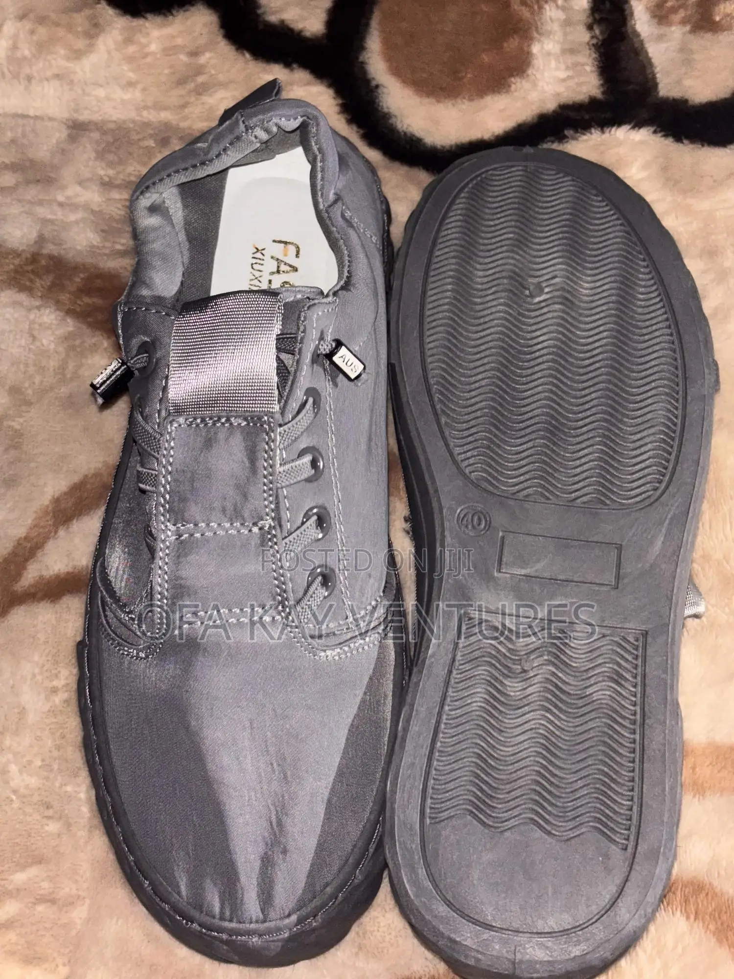 Men Casual Shoe 40 Gray