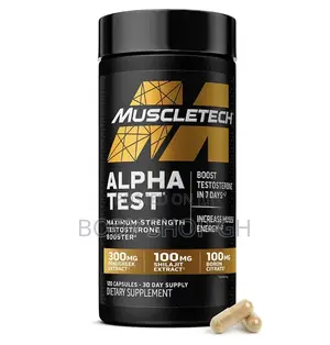 Muscletech Testosterone Booster -With Tribulus + Shilajit + Fenugreek