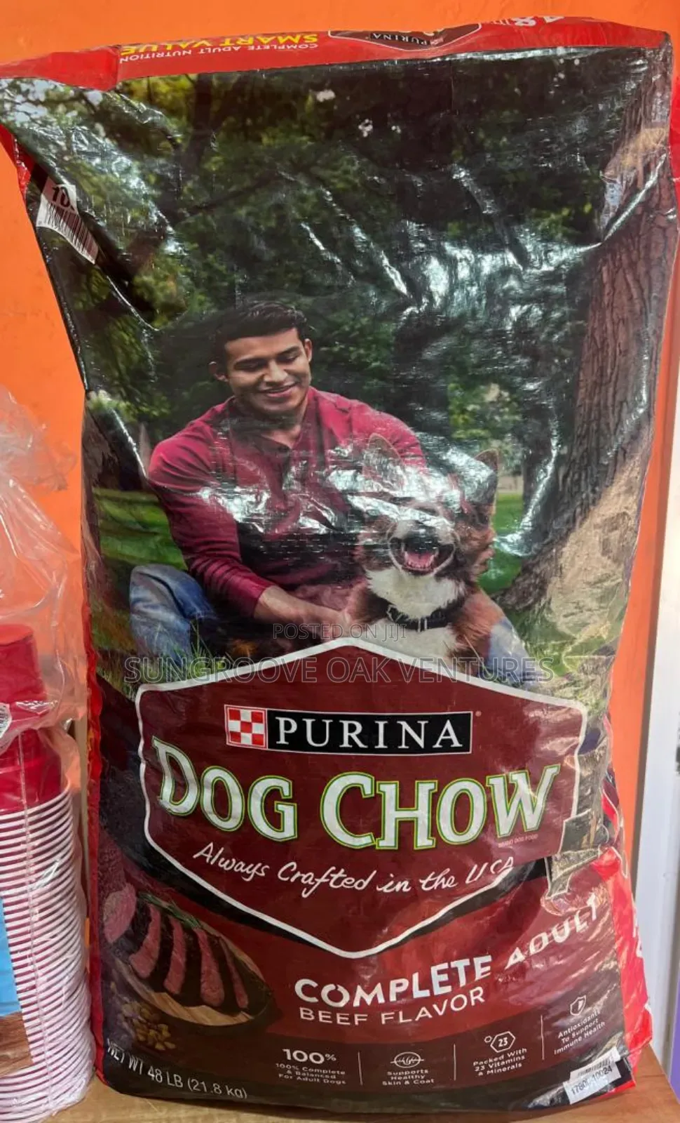 Dog Chow Purina Chicken or Beef 48lbs (21.8kg)