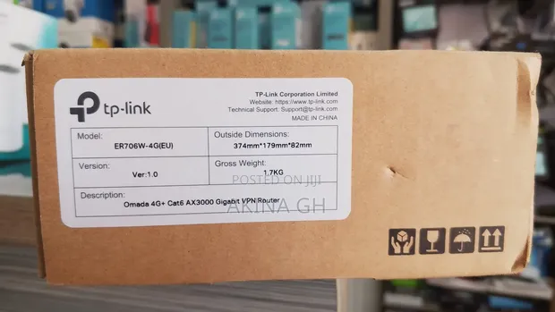 Omada 4g+ Cat6 Ax3000 Gigabit VPN Router 3