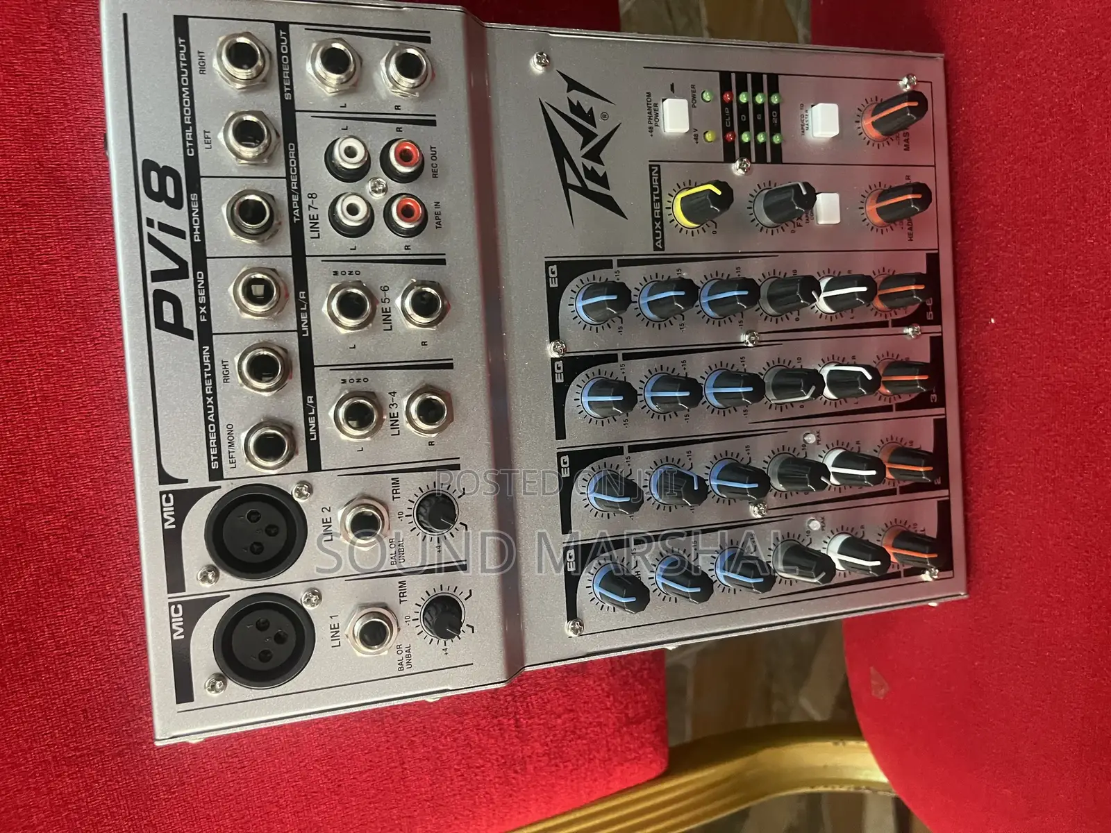 Peavey Pvi-8 8-Channel Passive Analog Mixer