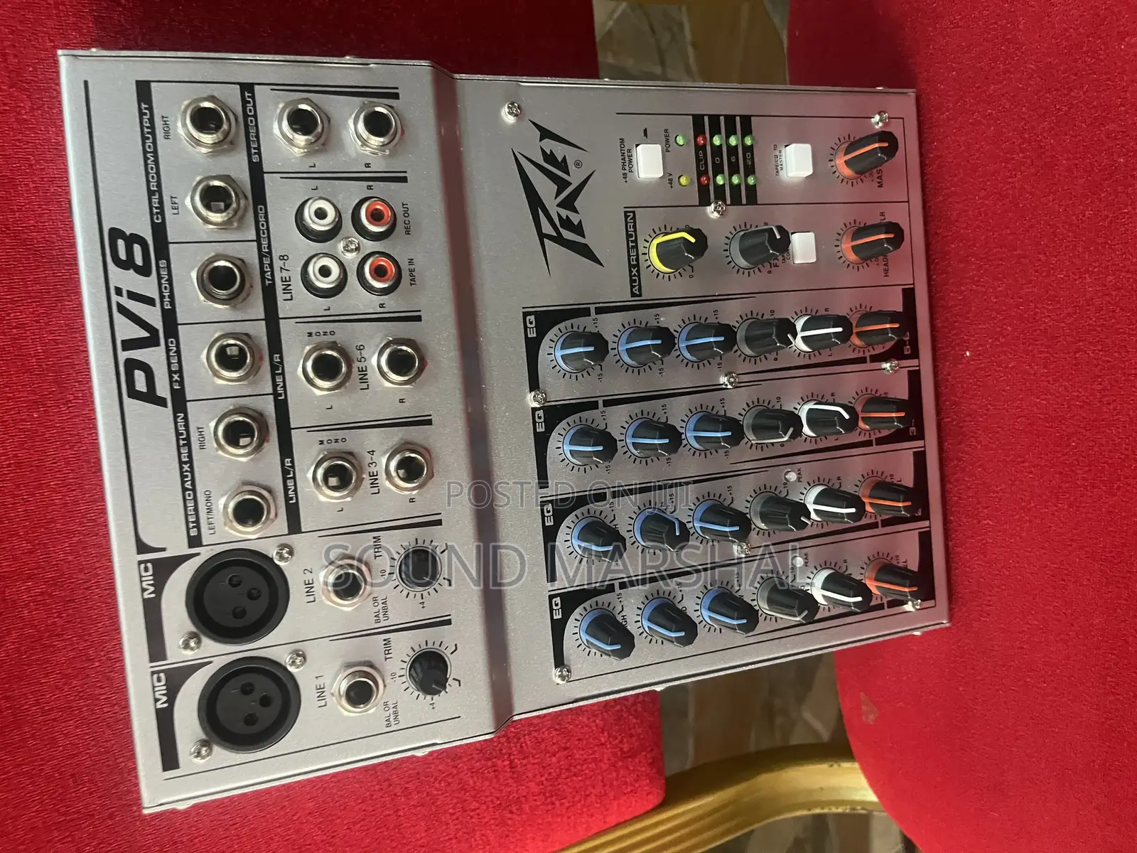 Peavey Pvi-8 8-Channel Passive Analog Mixer