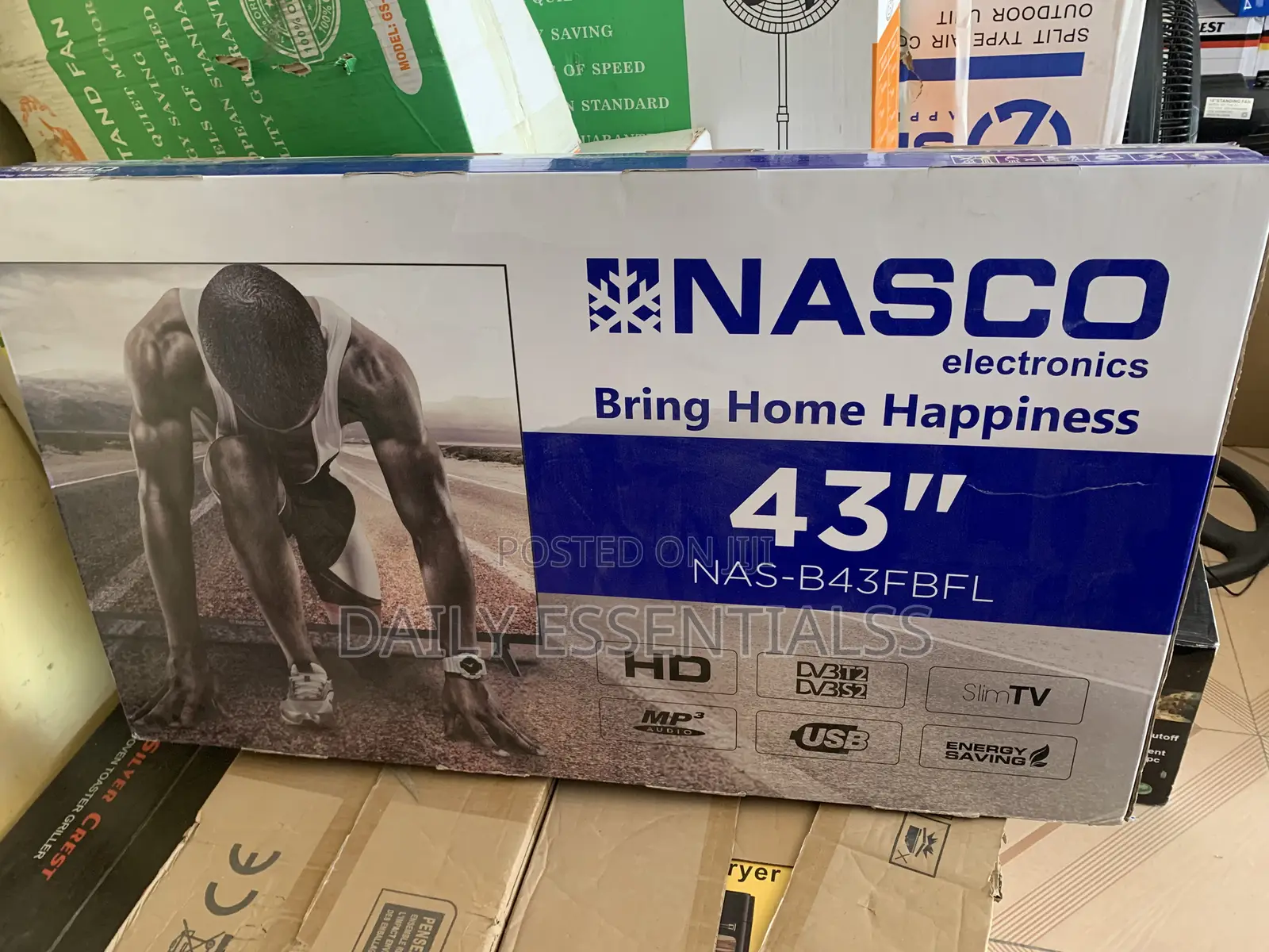 Nasco 32” Led Tv – Energy Saving Slim Panel