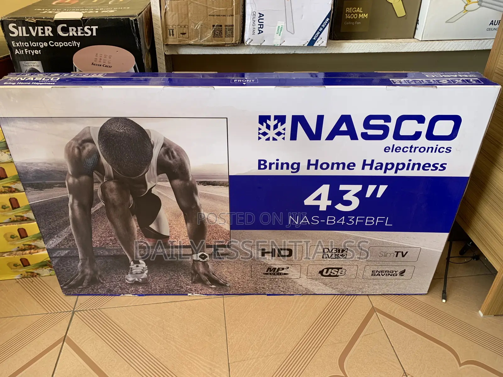 Nasco 32” Led Tv – Energy Saving Slim Panel