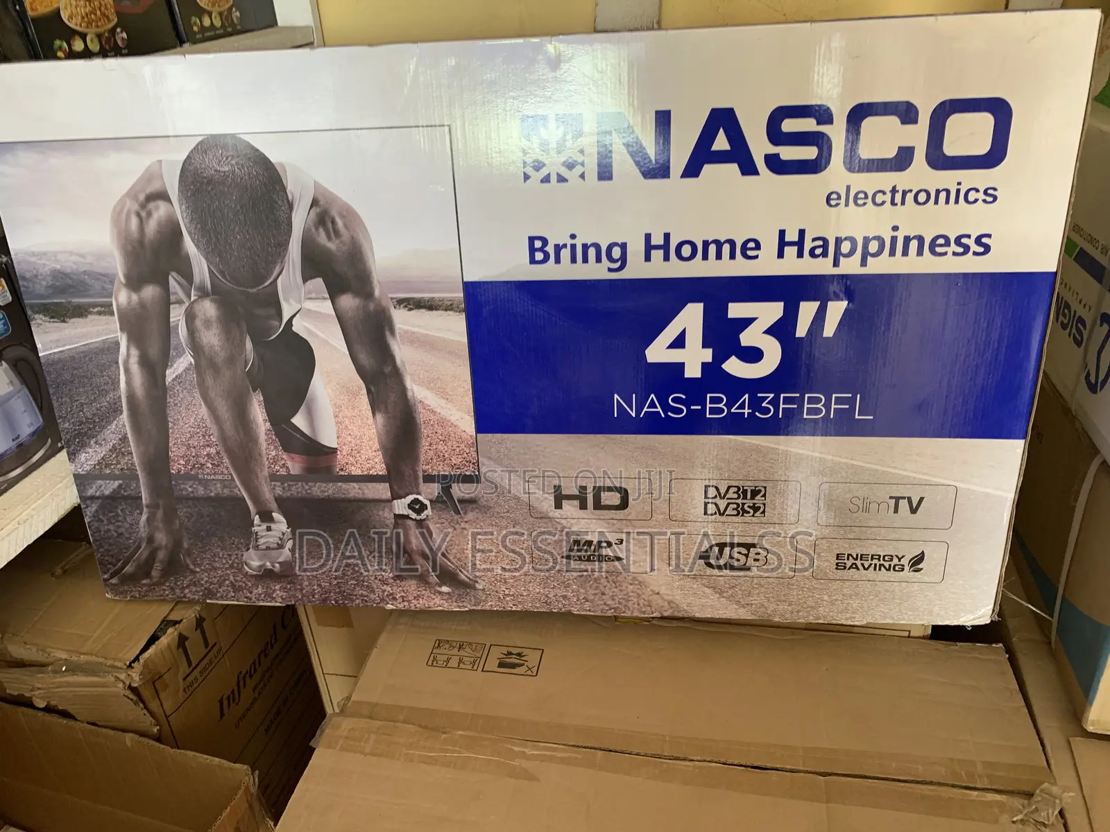 Nasco 32” Led Tv – Energy Saving Slim Panel