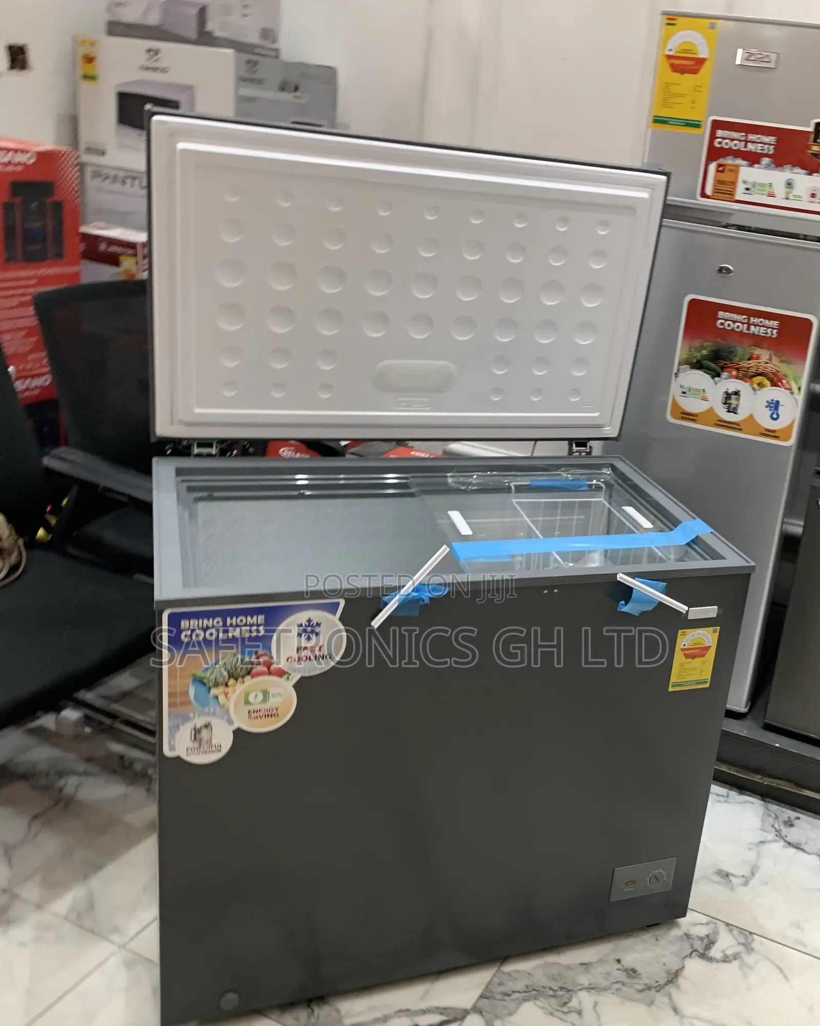 Kindly Get Nasco Singledoor 200 Liters Grey Nas-250fl Freezer