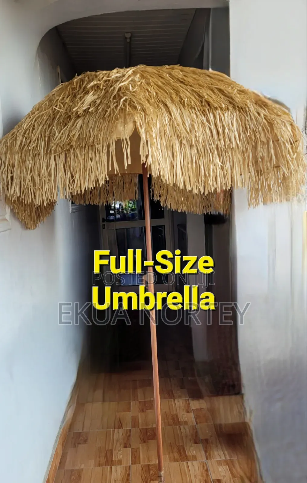 Tropical Umbrella/Canopy (Faux Grass)
