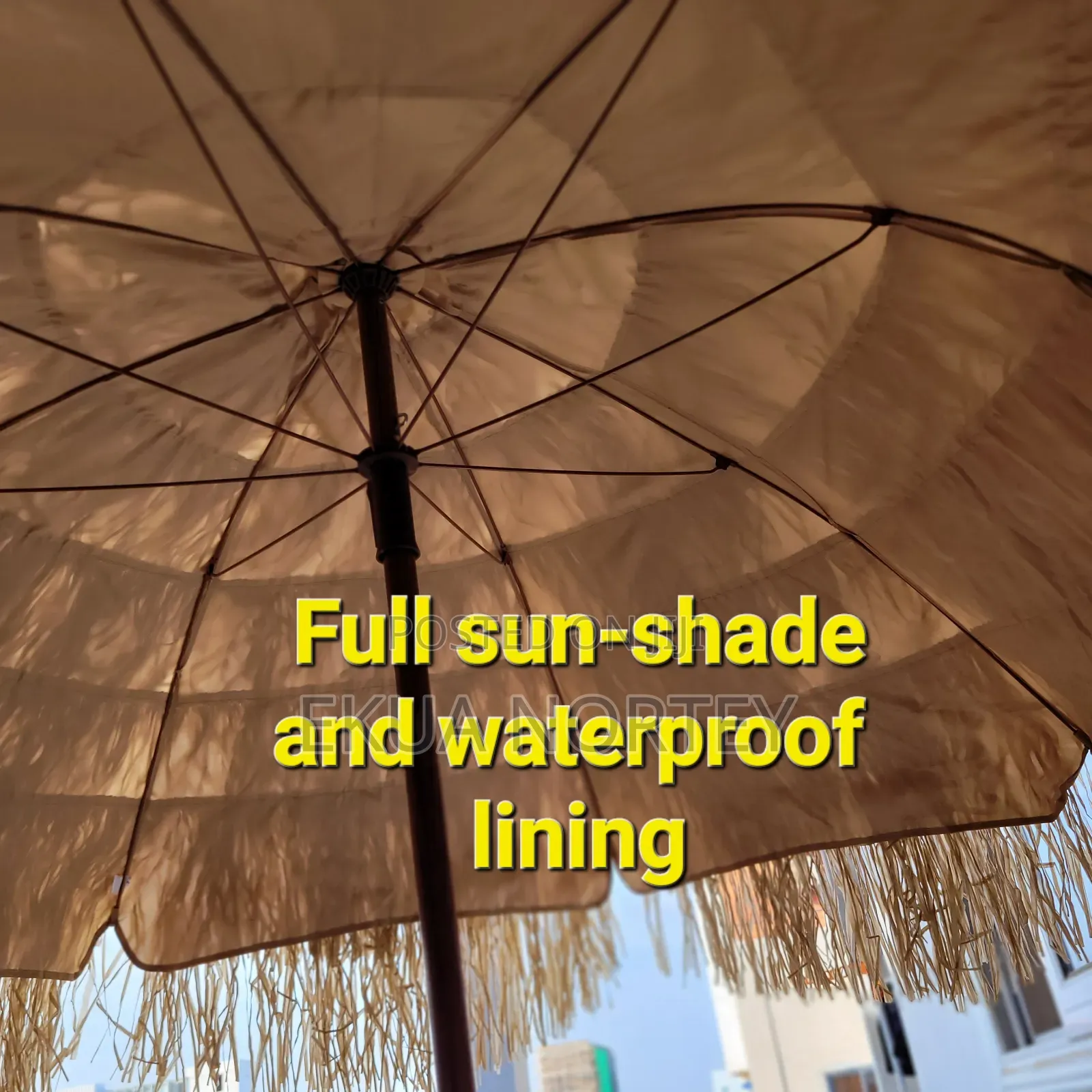 Tropical Umbrella/Canopy (Faux Grass)