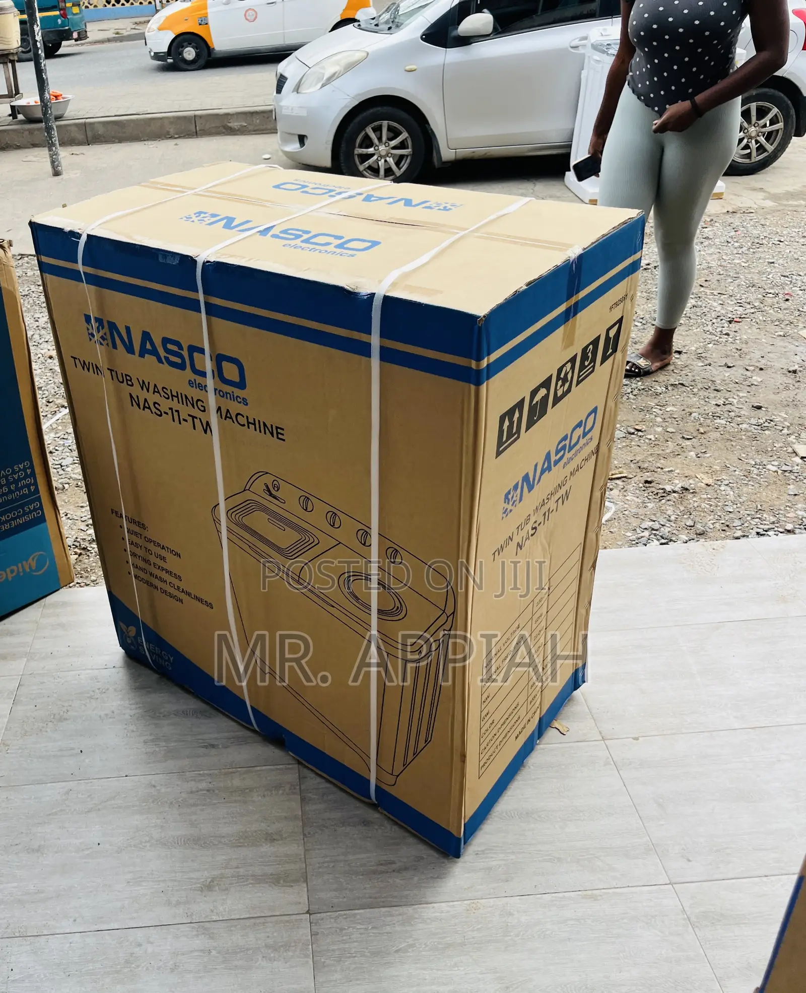 Quality Nasco Semi-Auto Electric Washing Machine(White)11kg,2026 