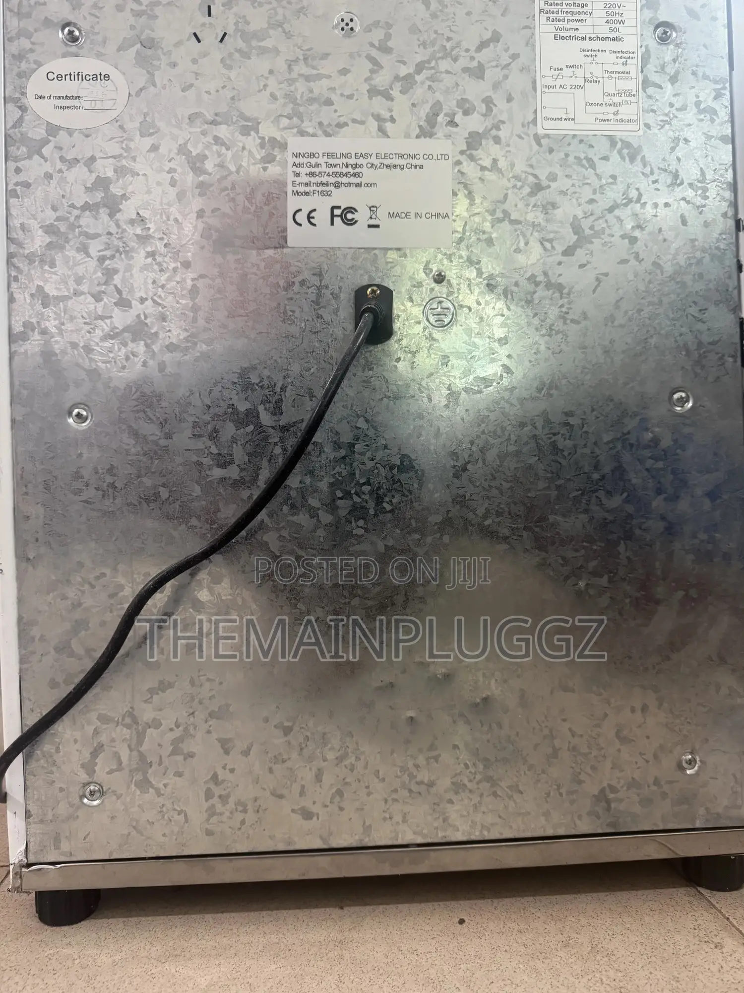 Steriliser Cabinet