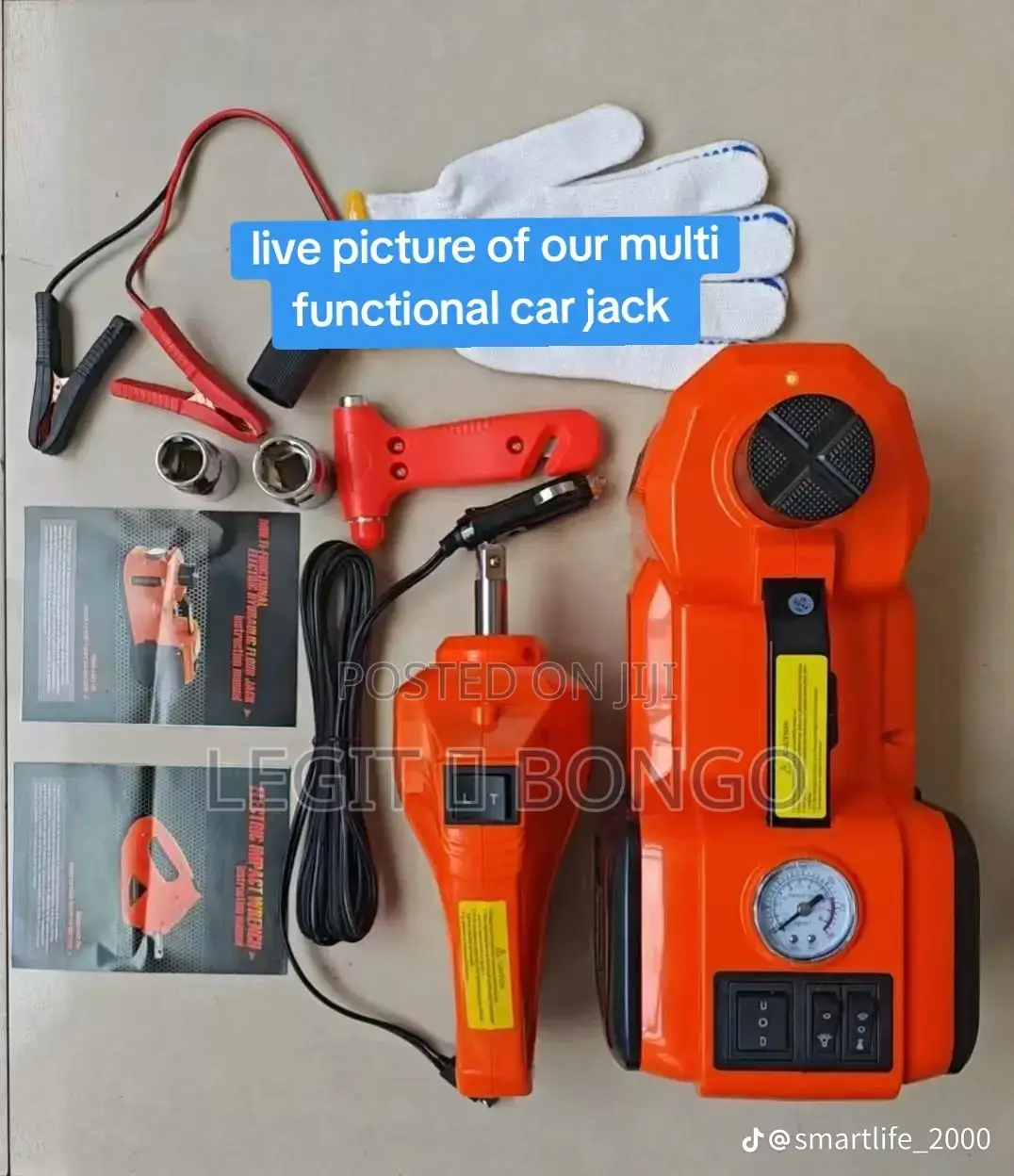 Electronic Car Jack Multifunction