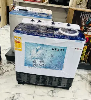 Efficient Nexus 15kg Spin Dry Twin Tub Electric Washing Machine(White)