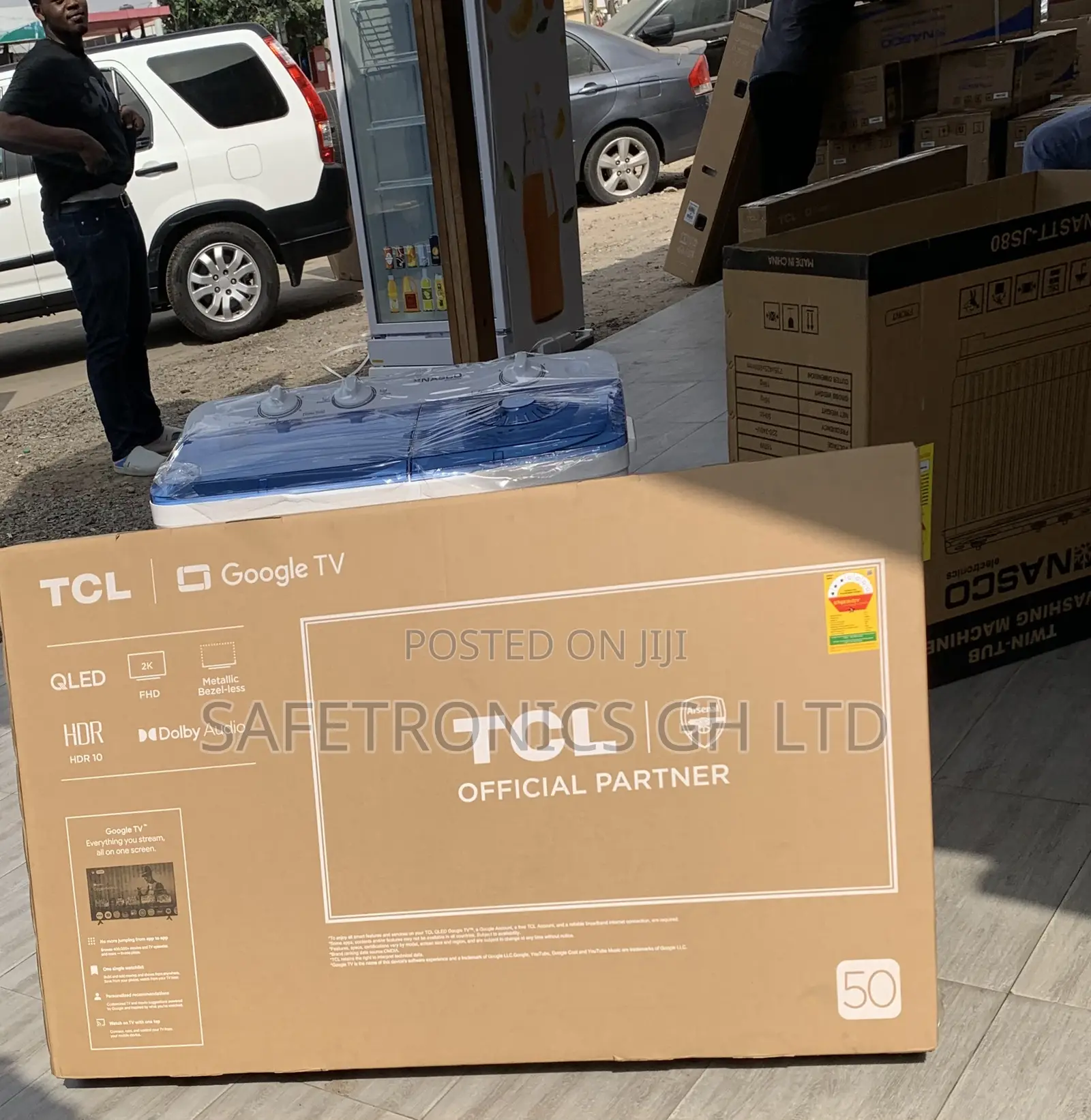 Classic Top Notch TCL Qled Android 50s5k Frameless 50 Inch Tv